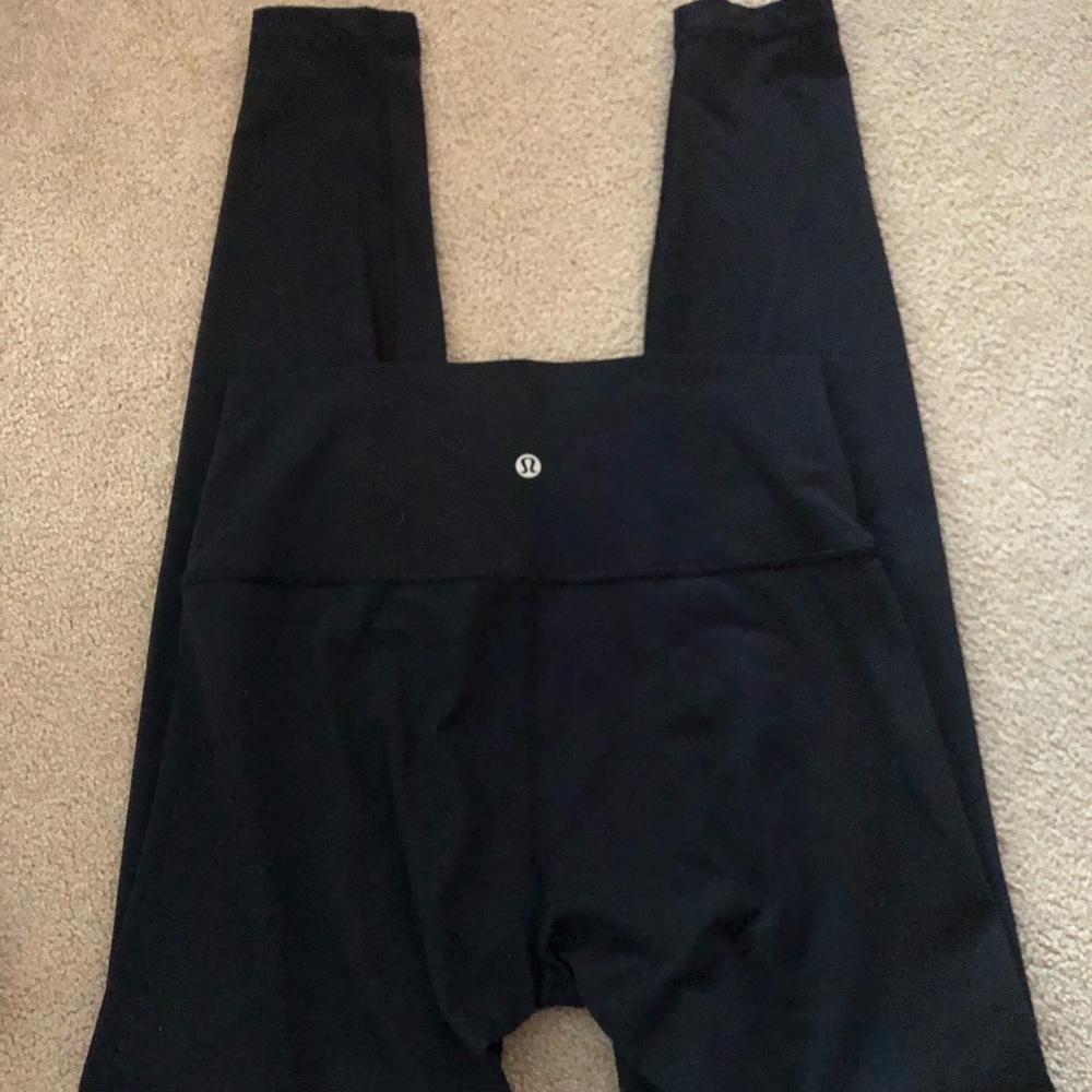Lululemon Wunder Under High Rise Black Leggings28”